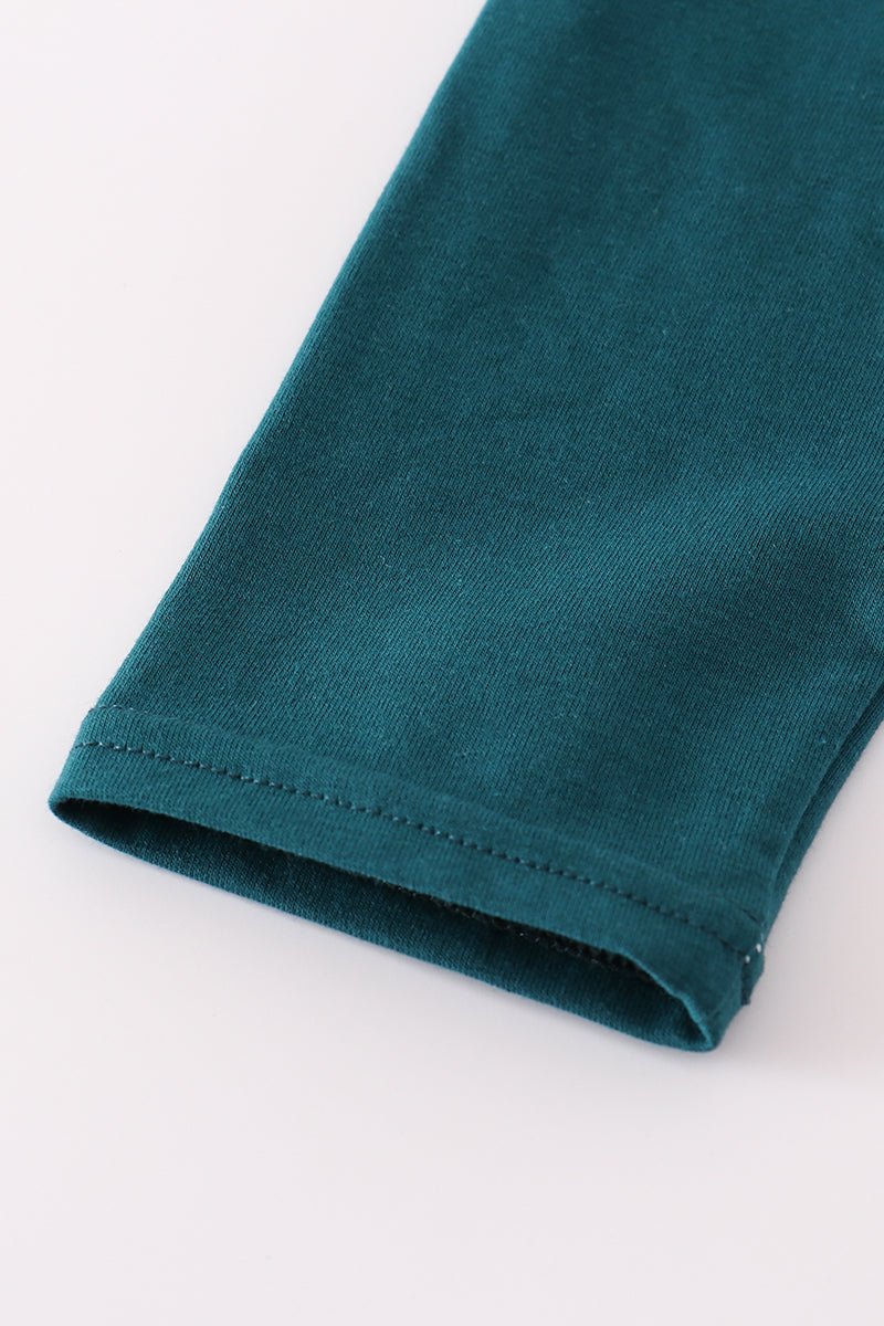 Blue dinosaur embroidery top - Image 3