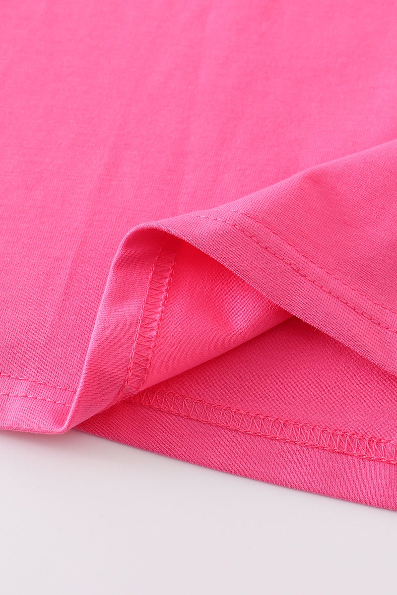 Hot pink blank basic kids teens adult tank top - Image 13