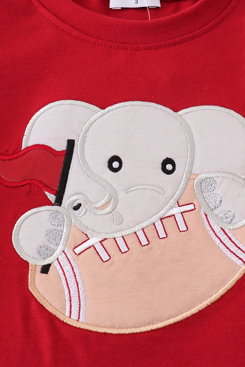 Alabama elephant football applique set - Image 2